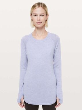 Lululemon Sit In Lotus Sweater | Heathered Lilac | Size 6